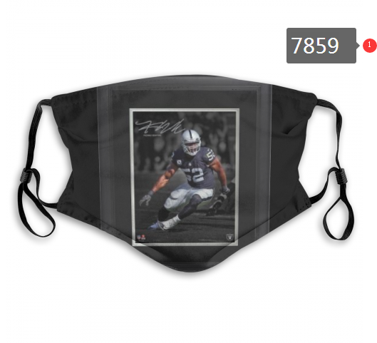 NFL 2020 Oakland Raiders #28 Dust mask with filter->nfl dust mask->Sports Accessory